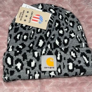 Carhartt Grey Cheetah Beanie
